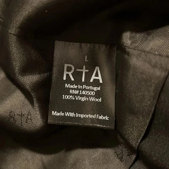 RTa Stella double layer 100% virgin wool blazer Large - Picture 10 of 15